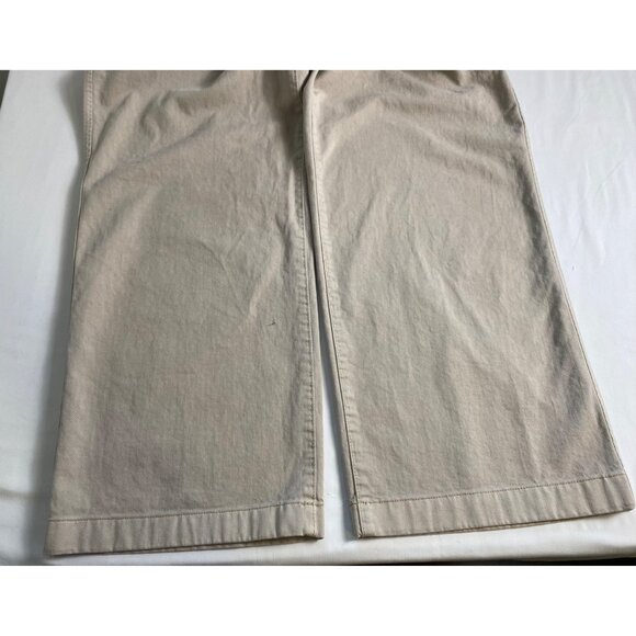 Gap Womens 12 Loose Khaki Pants Cotton Casual Wide Leg “Moonstone” Y2K Comfy - Picture 16 of 16